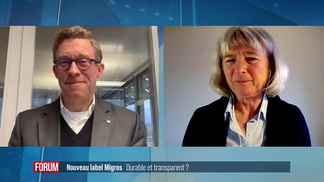 Migros lance un indice de durabilité pour ses produits: débat entre Tristan Cerf et Barbara Pfenniger