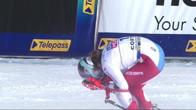 Cortina (ITA), Géant dames, 2e manche: la course de Michelle Gisin (SUI)