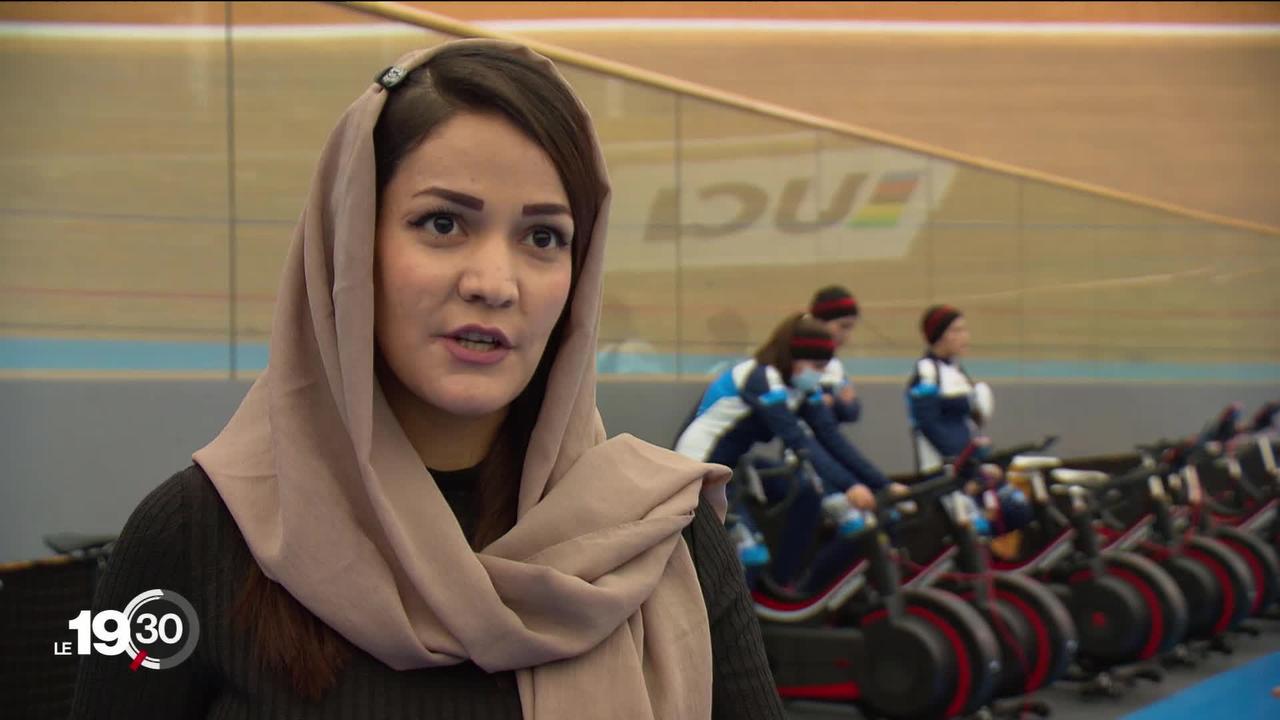Plusieurs cyclistes afghanes, menacées de mort dans leur pays par les Talibans, sont à présent en sécurité en Suisse