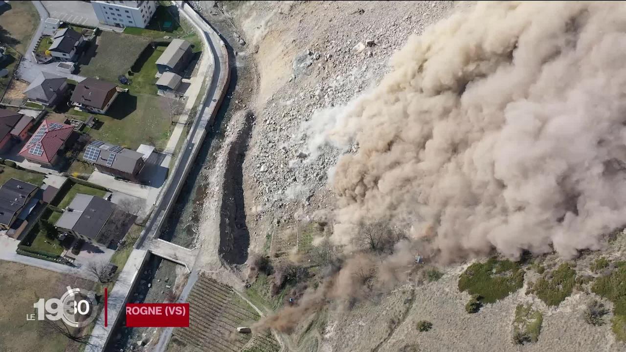 À Rarogne, une opération de dynamitage a fait évacuer 500 habitants pour la journée