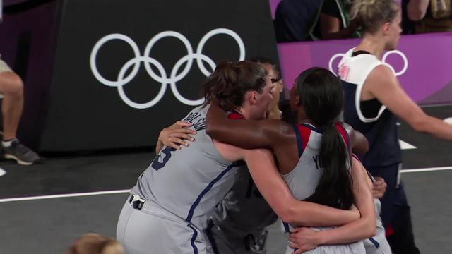 Basket 3x3, finale dames: les USA remportent la médaille d'or !