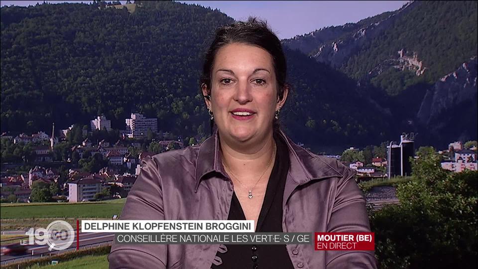 Delphine Klopfenstein Broggini: "La bonne nouvelle, c'est la vitesse à laquelle le Conseil fédéral est allé dans cette nouvelle révision."