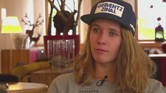 Ski alpin: Camille Rast à l'interview