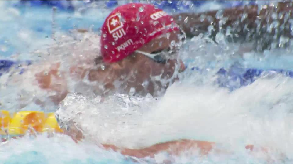 30.07 Natation, 1-2 100m papillon messieurs: nouveau record de Suisse pour Noé Ponti en 50.76