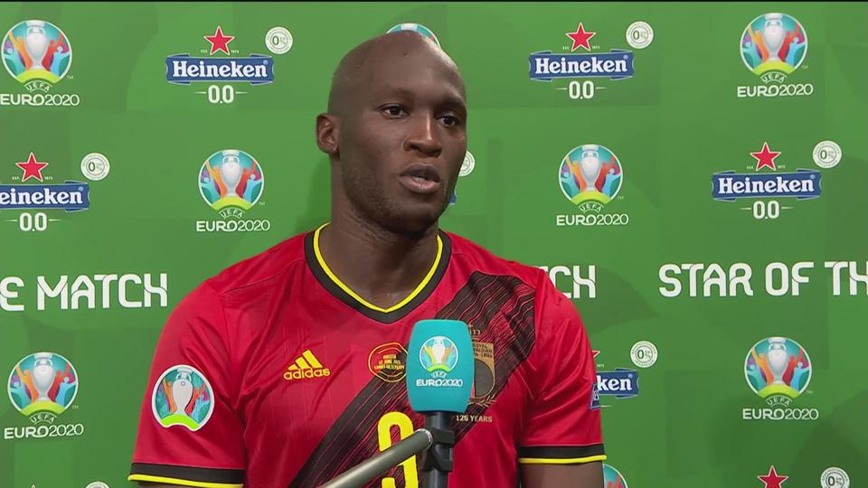 UEFA Euro 2020: Lukaku (Belgique) rend hommage à son coéquipier de l'Inter Eriksen