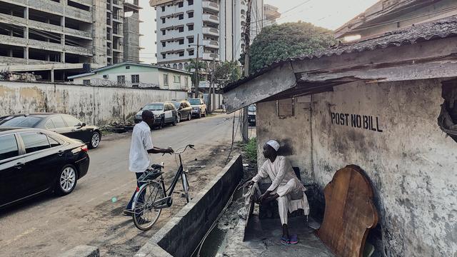 Manuwa street à Lagos, au Nigeria, la rue où habite Sophie Bouillon. [DR - Samuel Okocha]