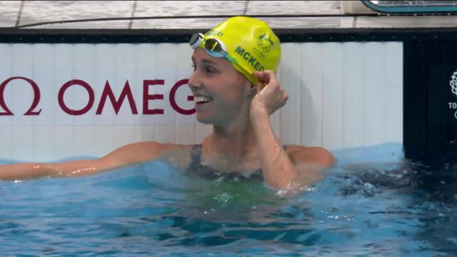 Natation, finale 50m nage libre dames: Emma McKeon (AUS) en or sur le 50m nage libre!