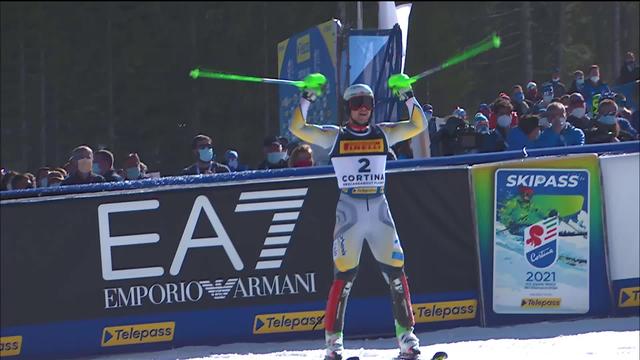 Cortina (ITA), Slalom messieurs, 2e manche: Sebastian Foss-Solevaag (NOR) s'adjuge l'or !