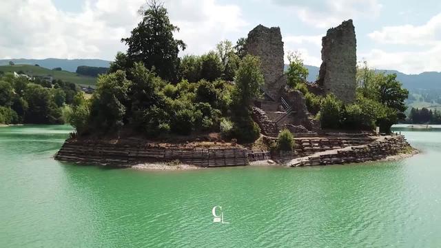 L’île d’Ogoz, la perle du lac de la Gruyère