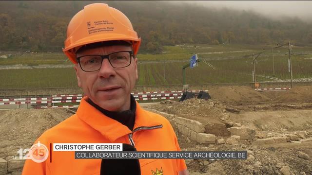 Gléresse: le chantier ferroviaire débute par de l'archéologie et de la viticulture