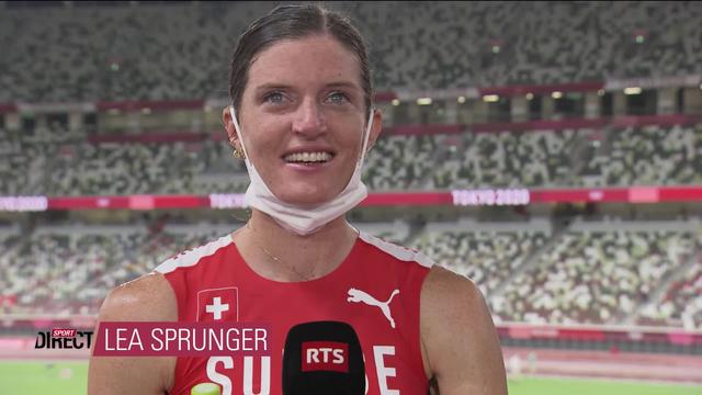 Athlétisme, 400m haies dames: l'interview émouvante de Sprunger (SUI)