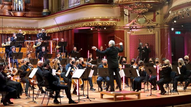 L'Orchestre de la Suisse romande au Victoria Hall. [DR - Marie Ernst - OSR]