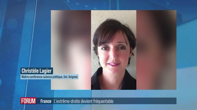 L'extrême-droite française devient fréquentable: interview de Christèle Marchand-Lagier