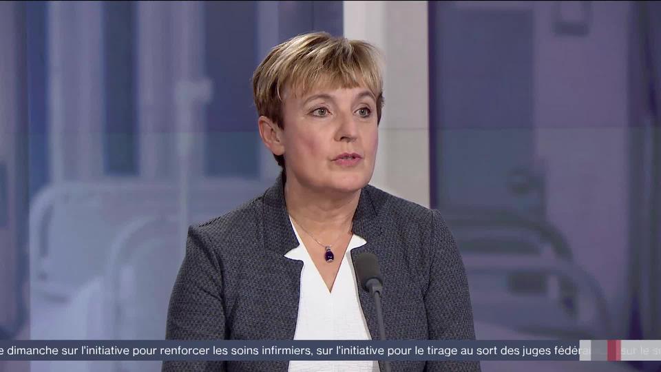 Brigitte Crottaz: "Tout est prêt pour former massivement du personnel soignant"