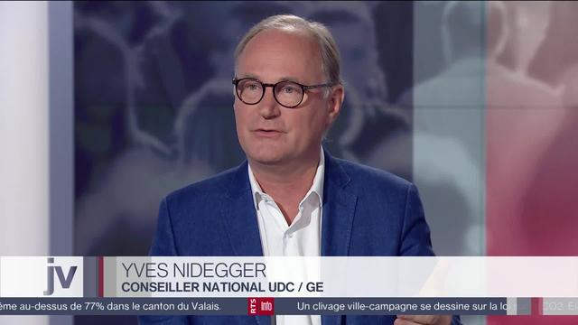 Yves Nidegger (UDC-GE) : "On a eu l’impression fausse, qu’après avoir gagné quelques sièges, les Verts avaient une sorte de pouvoir important alors qu’ils restent une petite faction, qui ne peut pas faire la pluie et le beau temps"