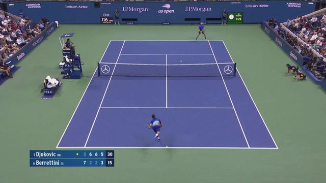 Tennis: Novak Djokovic bat Matteo Berrettini en quarts de finale de l'US Open