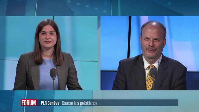 La course à la présidence du PLR genevois: interview de Bertrand Reich