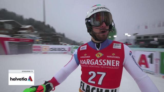Flachau (AUT) slalom messieurs, 2e manche: Luca Aerni (SUI)