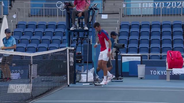 Tennis: Novak Djokovic perd la petite finale face à Carreno Busta et déclare forfait pour son match en double mixte