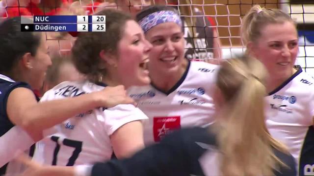 Finale dames - match 1, Neuchâtel - Guin (1-3): les favorites manquent leur entame