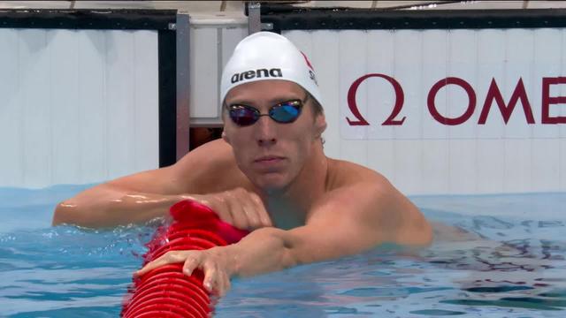 Natation, 200m 4 nages messieurs: le 3ème rang de la demi-finale pour Jeremy Desplanches (SUI)