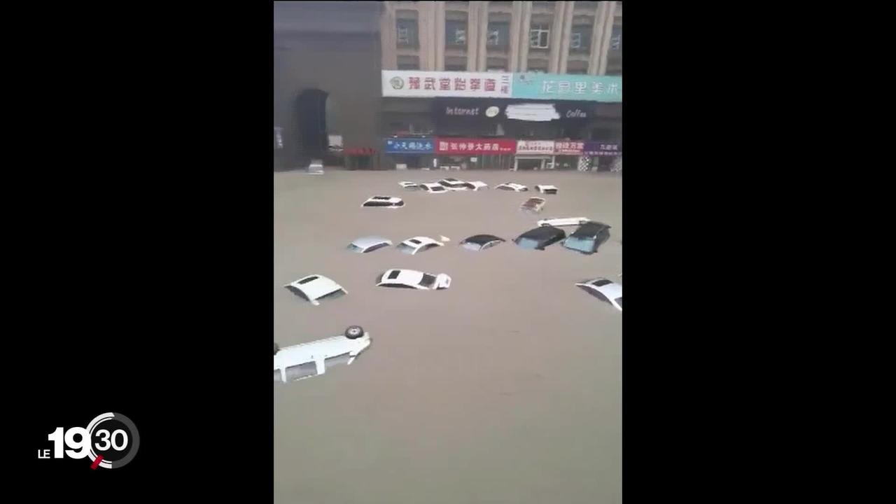 Intempéries meurtrières dans la ville de Zhengzhou, dans le centre de la Chine.