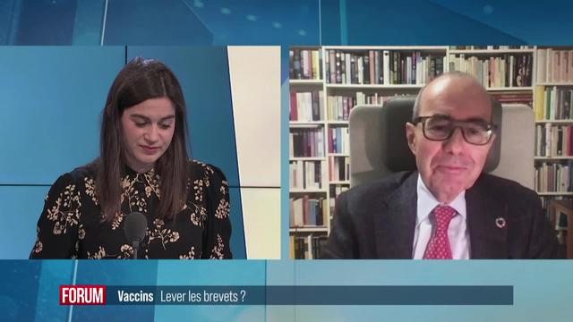 Faut-il lever les brevets sur les vaccins? Interview de Thomas Cueni