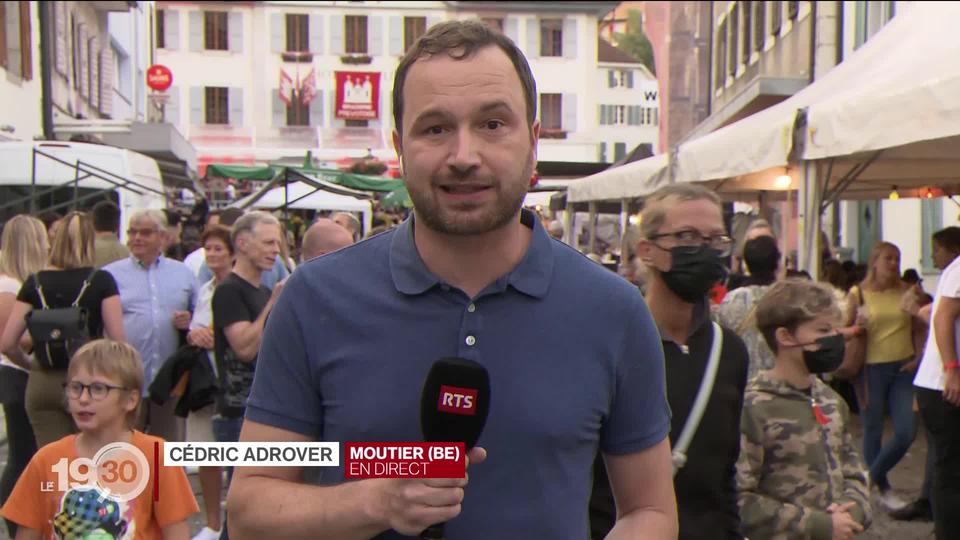 Cédric Adrover explique le test grandeur nature qu'est la braderie de Moutier