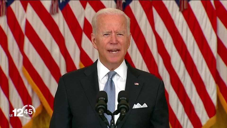 Joe Biden défend fermement la décision du retrait américain d'Afghanistan