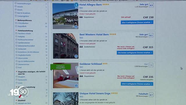 Le Conseil fédéral veut empêcher les plateformes de réservation en ligne d'imposer des clauses tarifaires aux hôtels suisses.