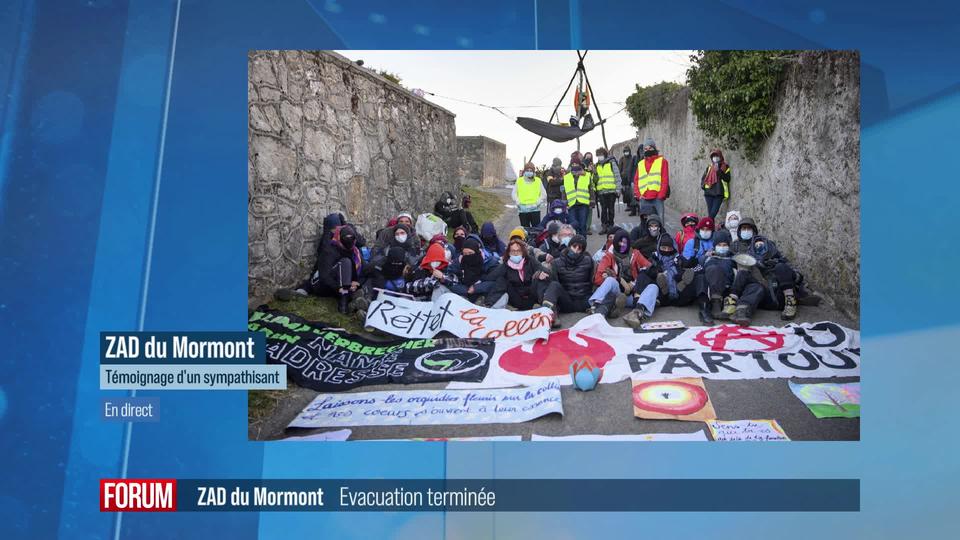 La ZAD de la colline du Mormont a été évacuée ce mardi (vidéo)