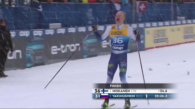 Lenzerheide, 15km messieurs: victoire du Finlandais I. Niskanen (FIN)