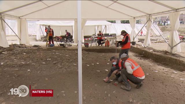 Naters (VS) Fouille de 3'500 mètres carrés pour écrire l'histoire du Néolithique.