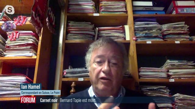 Bernard Tapie, mort d’un wonderboy devenu paria: interview d’Ian Hamel (vidéo)