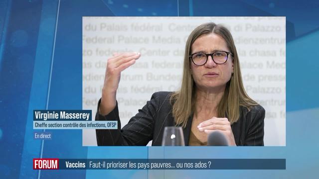 La Suisse est-elle égoïste dans sa gestion des vaccins? Interview de Virginie Masserey