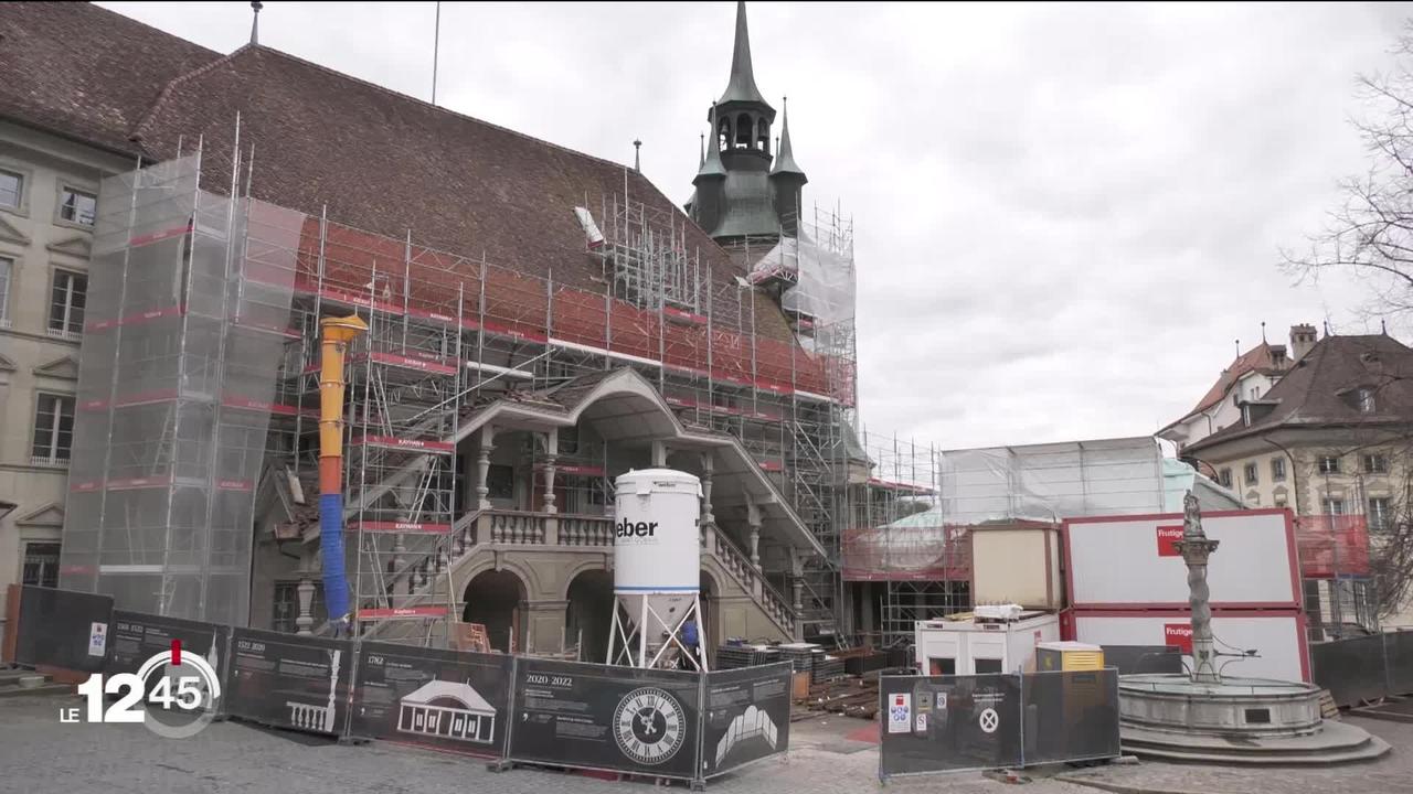 Grande opération de rénovation pour le bâtiment abritant le parlement cantonal fribourgeois