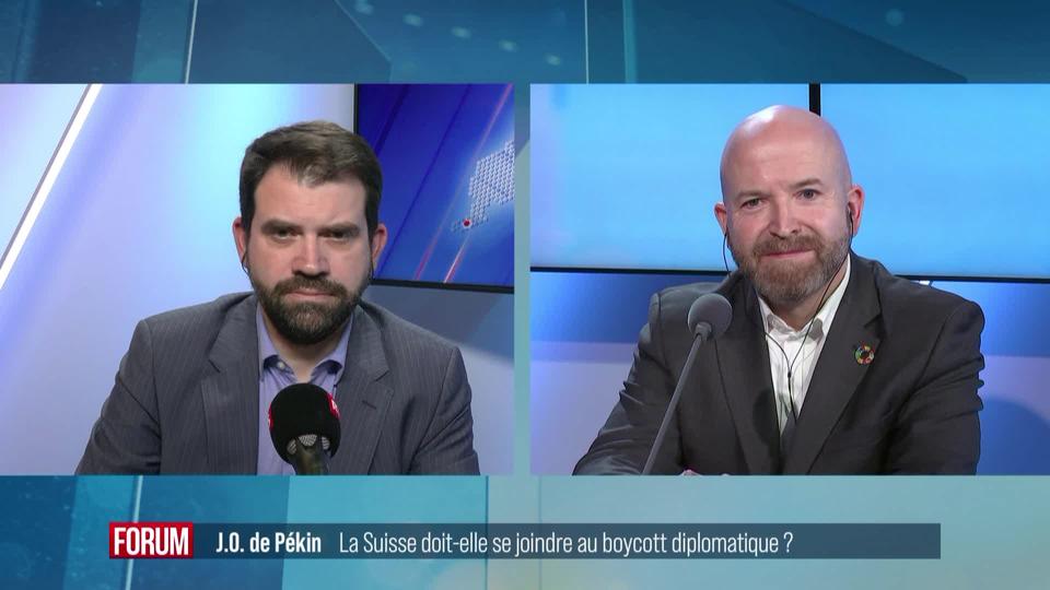 Les Verts appellent la Confédération à boycotter les JO de Pékin