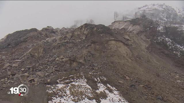 Glissement de terrain à Rarogne: une cinquantaine d'habitants n'ont toujours pas pu regagner leur habitation.