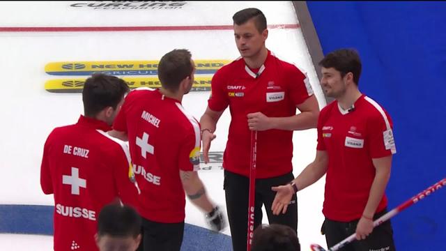 Curling, Mondial de Calgary: La Suisse se qualifie pour les quarts de finale