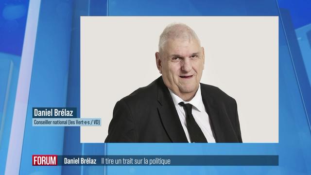 Daniel Brélaz quittera définitivement la politique