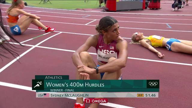 Athlétisme, 400m haies dames: McLaughlin (USA) s'impose sur le fil et bat le record mondial