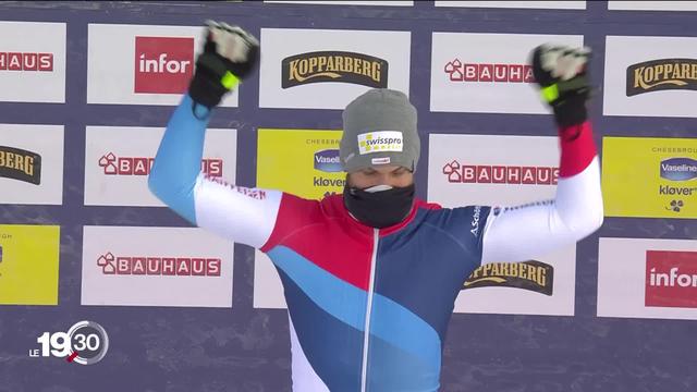 Avec la victoire en skicross d'Alex Fiva, la Suisse accède enfin à la première marche du podium