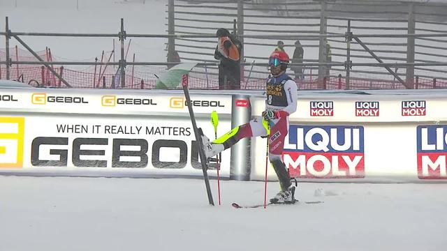 Kranjska Gora (SLO), slalom messieurs, 1re manche: Loic Meillard (SUI)