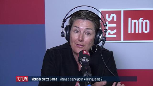 Moutier quitte Berne, un mauvais signe pour le bilinguisme? Interview de Virginie Borel