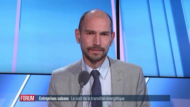 Le coût de la transition énergétique pour les entreprises suisses: interview de Vincent Kaufmann