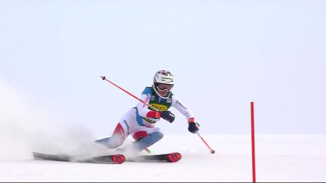 Levi (FIN), slalom dames, 1re manche: M. Gisin (SUI) est la Suissesse la plus rapide ce matin (5e)