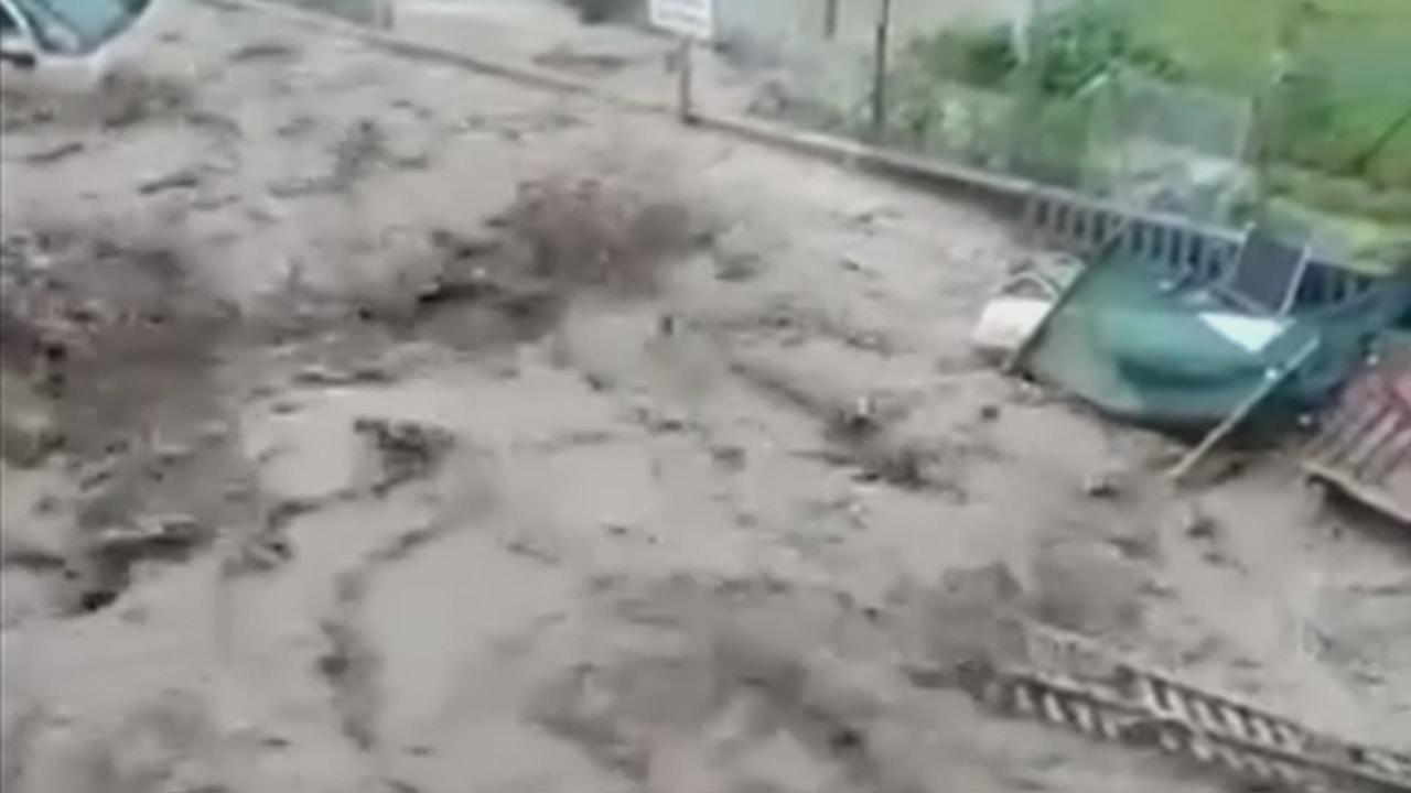 Vidéo des inondations à Cressier (NE)