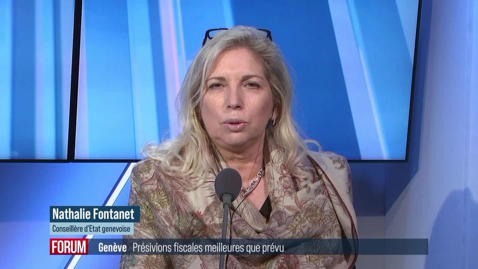 Genève enregistre 166 millions de francs de rentrées fiscales supplémentaires: interview de Nathalie Fontanet