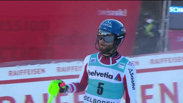 Adelboden (SUI), slalom messieurs, 2e manche: Marco Schwarz (AUT) s'impose à Adelboden