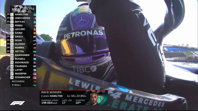 GP du Brésil (#19): Lewis Hamilton (GBR) s'impose et se relance dans la course au titre
